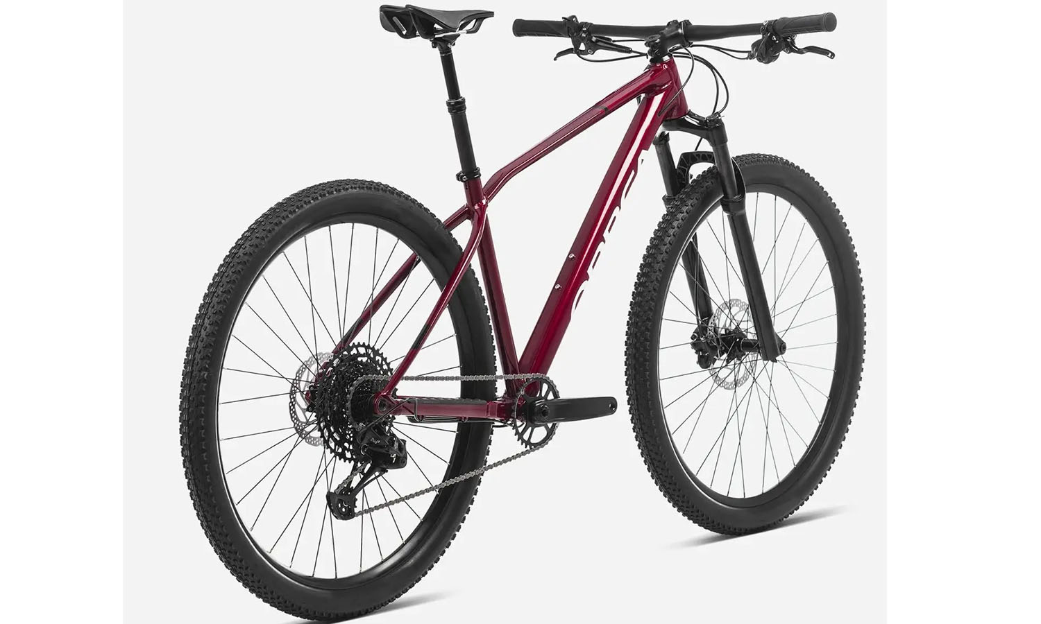 Фотография Велосипед Orbea ALMA H30 29", рама M, 2023, Metallic Dark Red - Chic White 3