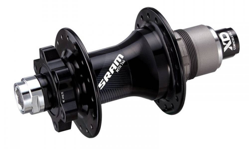 Фотография Втулка SRAM 746 Задняя 6-болт Disc 32отв. 12x142mm Through Black XD Driver Body (11/12ск) 