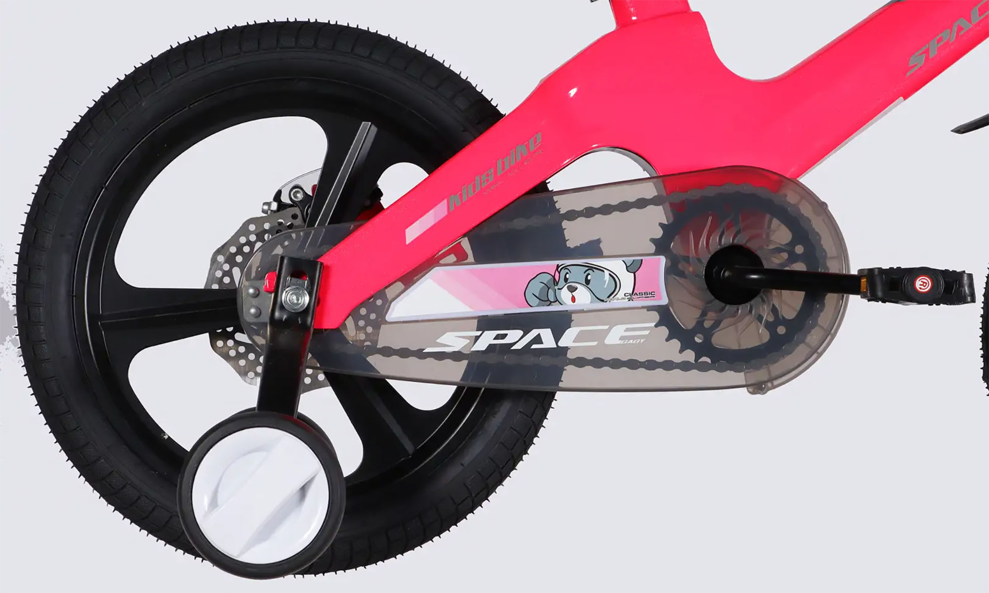 Велосипед SPACE KID MOON DD 16", размер XXS, рама-9", год 2026, розовый 5 Велосипед SPACE KID MOON DD 16", размер XXS, рама-9", год 2026, розовый 5