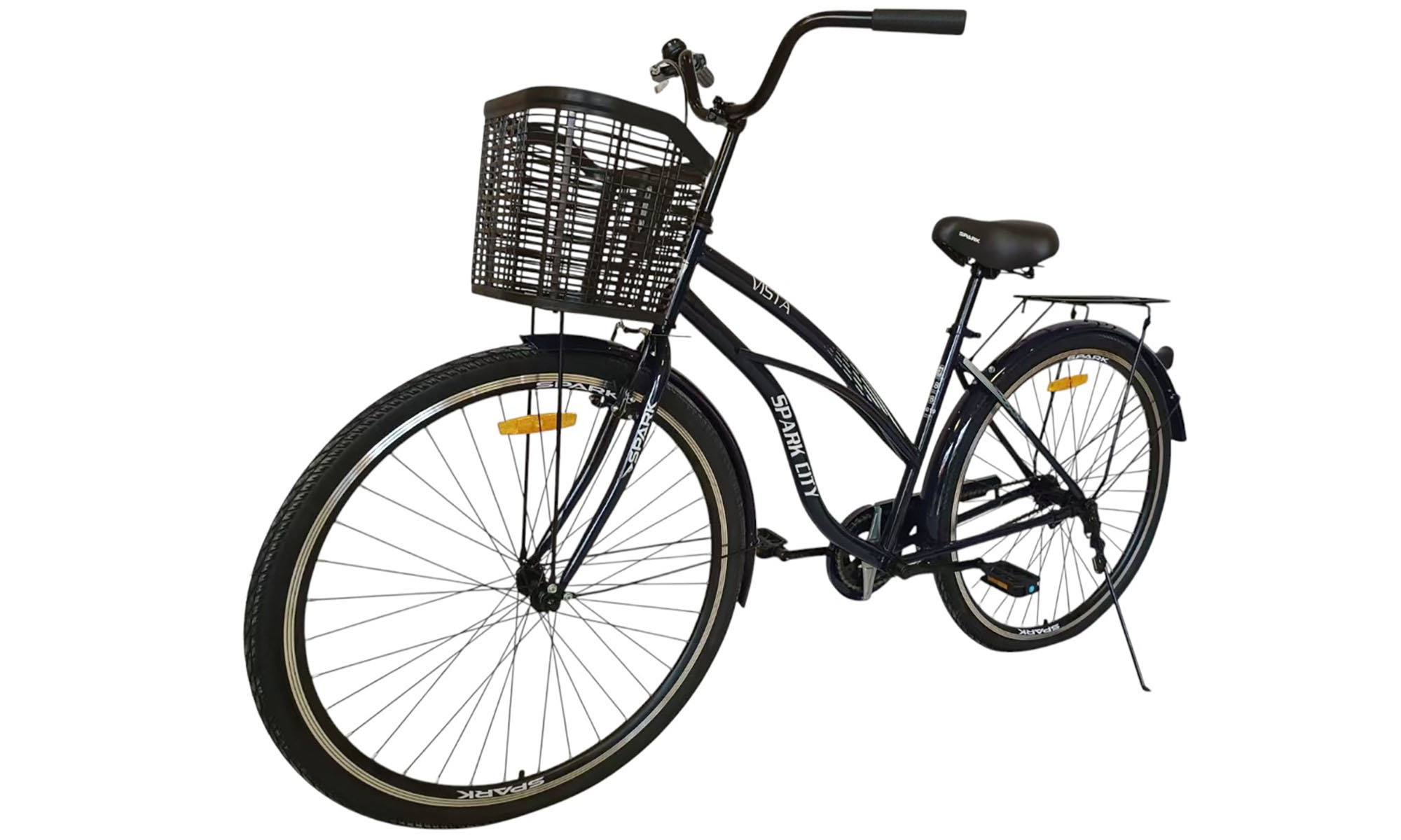 Велосипед SPARK CITY VISTA 28", размер M, рама - 18", год 2026, черный 5