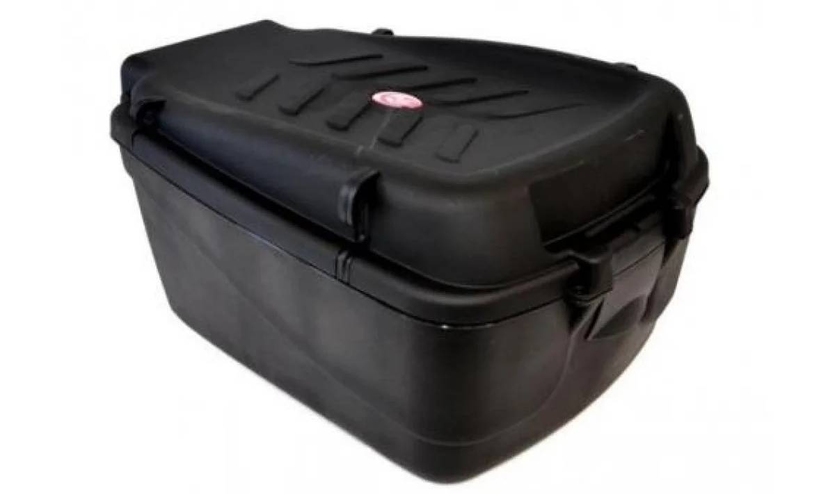 Фотография Контейнер на багажник, размеры 27x20x15 см черный
