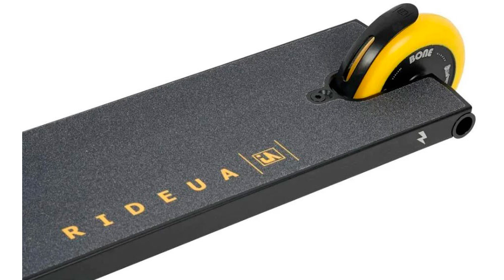 Труковий самокат UrbanArtt Bone 5.5 x 21” - Black/Yellow 2