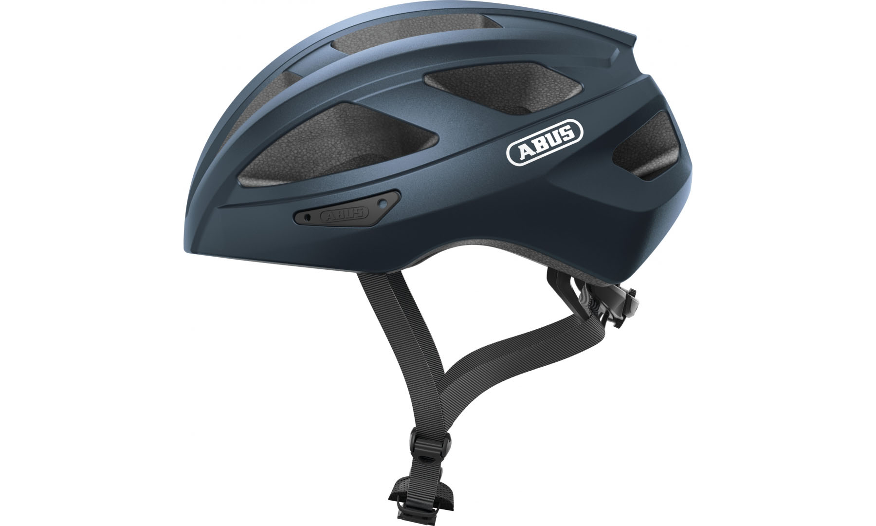 Велошлем спортивный ABUS MACATOR matt blue, размер L (58-62 см), матовый синий 