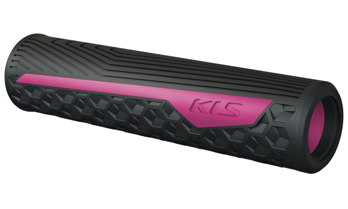 Фотография Ручки на руль KLS Advancer черный-розовый 