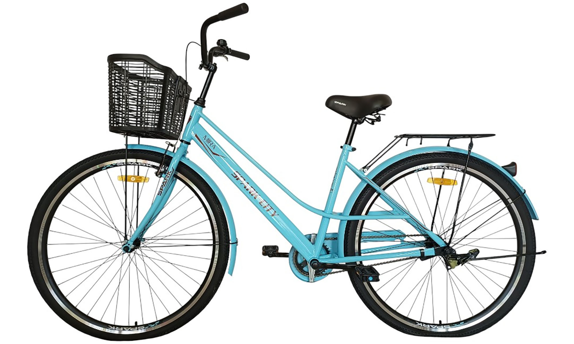 Велосипед SPARK CITY MIRA 28", размер M, рама - 18", год 2026, голубой 4