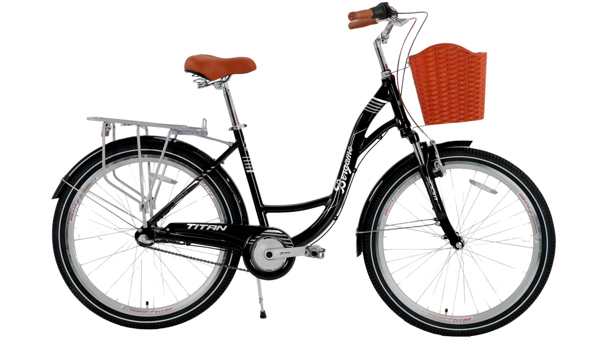 Фотографія Велосипед Titan Bergamo NX 3 sp 26", розмір M рама 17" (2024), Чорний