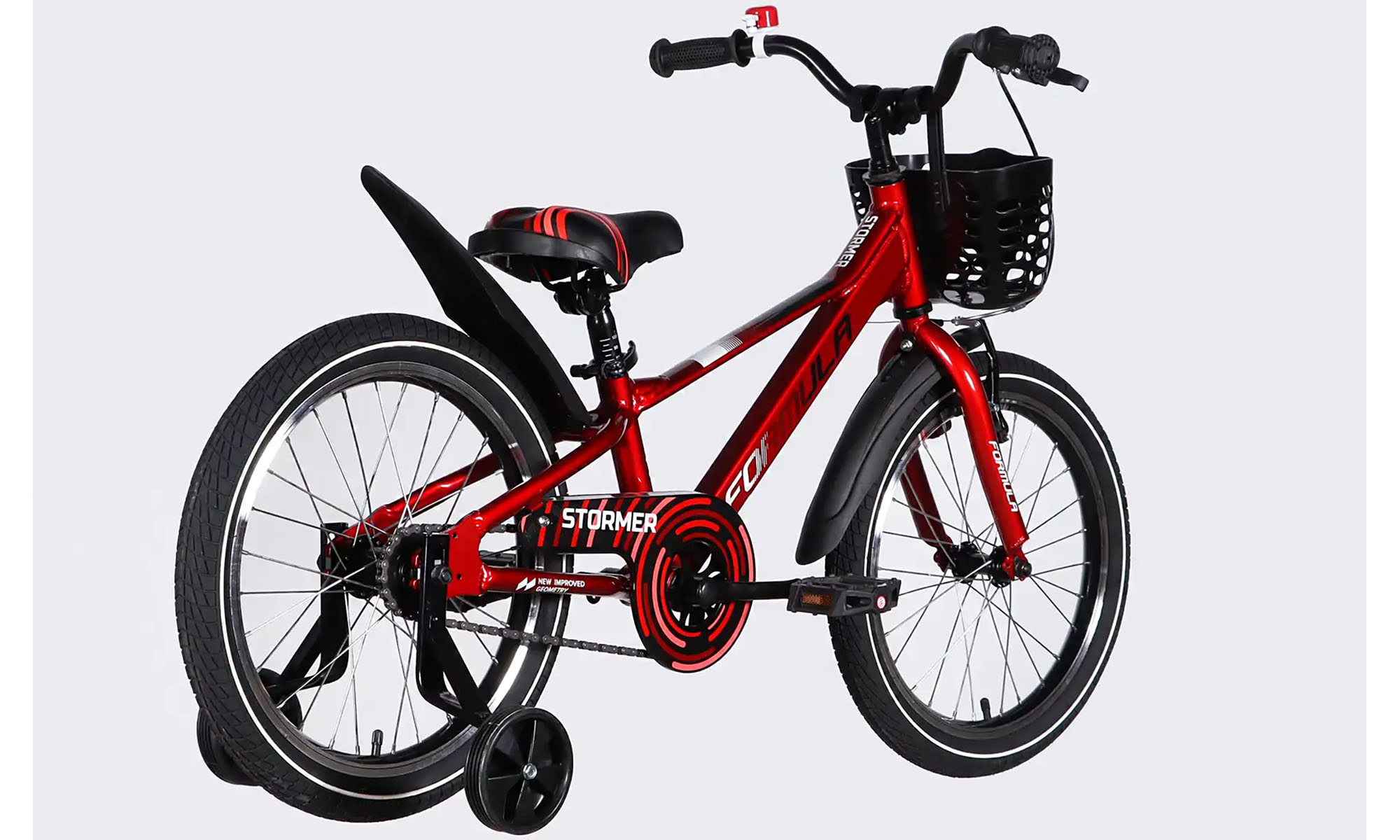Велосипед Formula Kid STORMER BH 18", размер XXS, рама-9", год 2026, красный 2