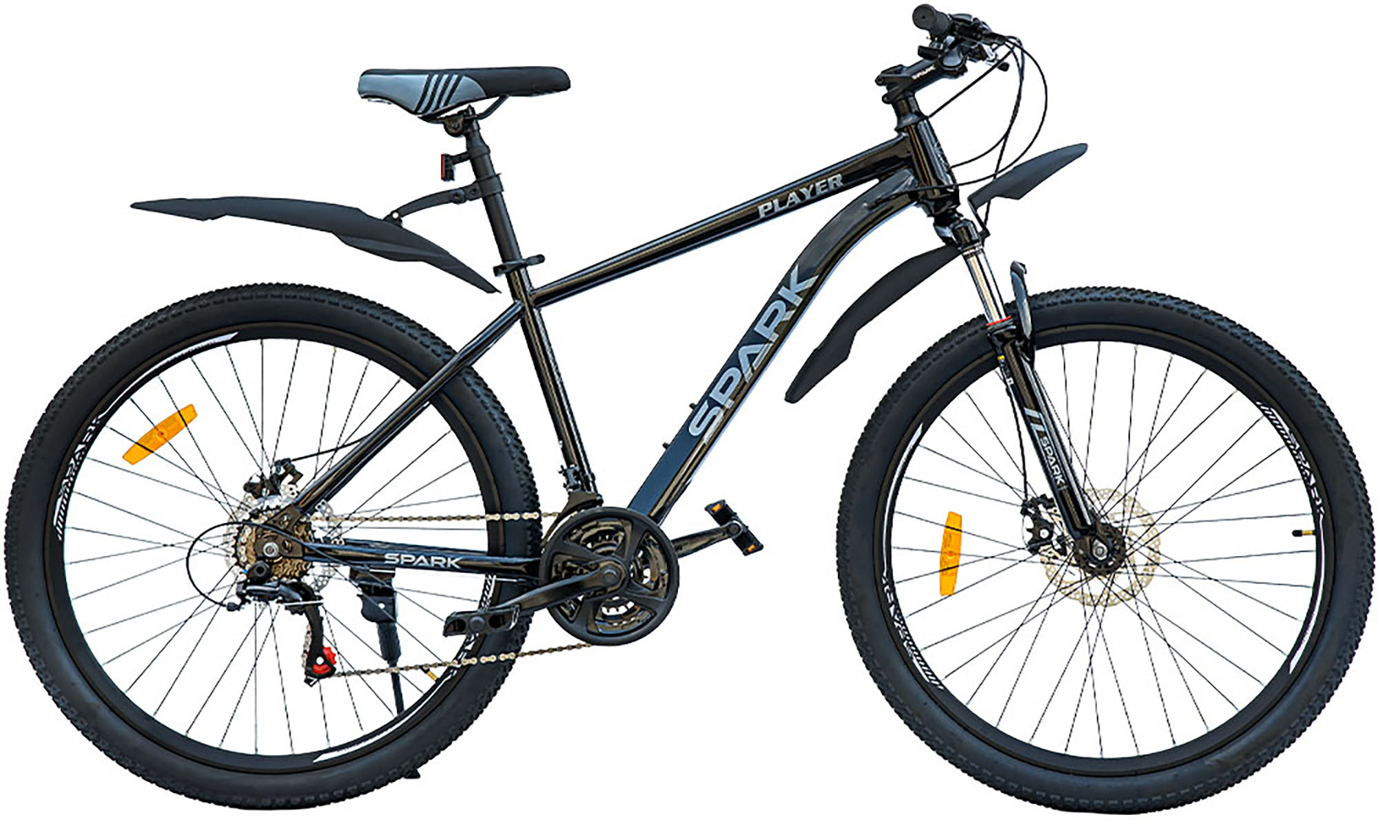 Велосипед SPARK PLAYER 27,5", розмір M, рама 17", рік 2025, чорний 