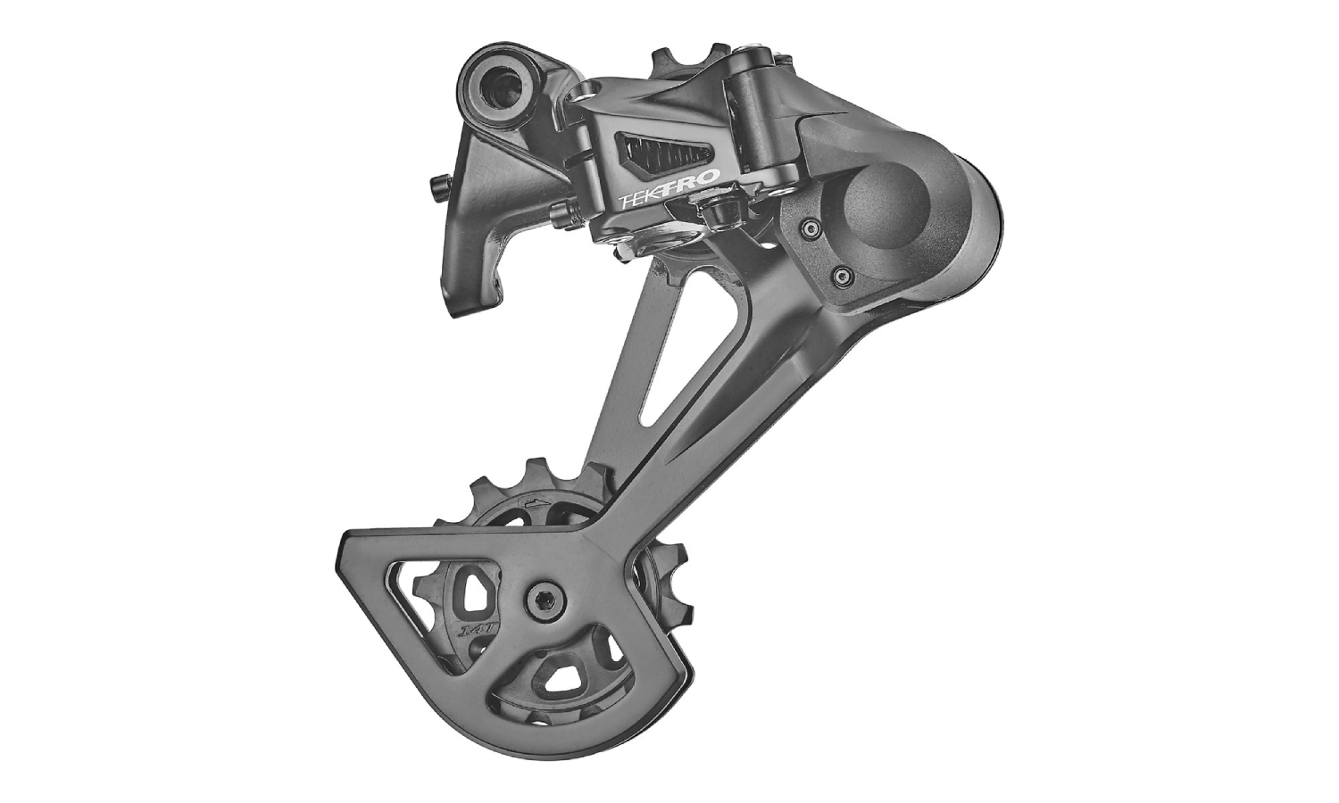 Задний переключатель на 10 или 11 скоростей TEKTRO RD-M5100-L, длинная лапка, клатч механизм, под касету до 50з, черный