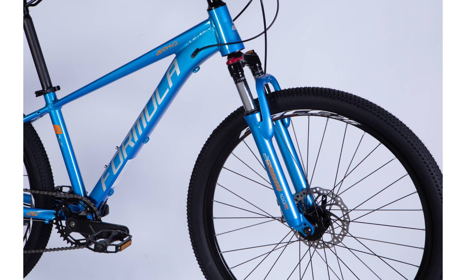 Велосипед Formula ZEPHYR 3.0 DD 26" размер XS  рама 14" 2025 синий 3