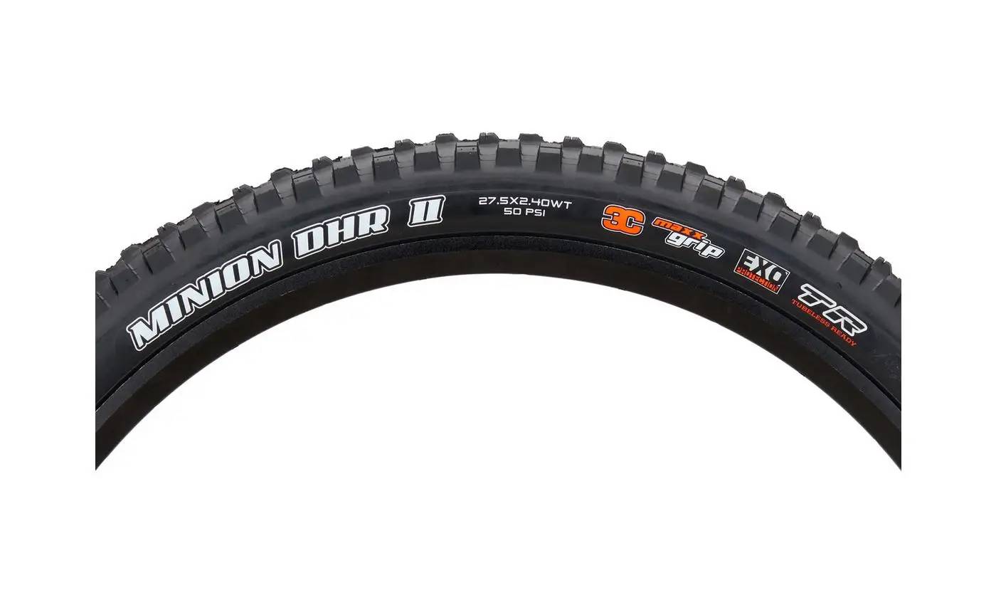 Фотография Покрышка Maxxis MINION DHR II 27.5X2.40WT TPI-60 Foldable 3CG/EXO/TR 4