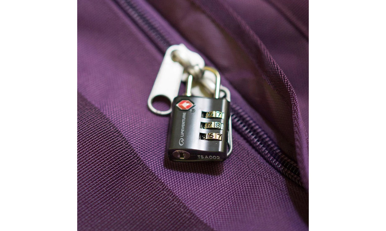 Замок навесной Lifeventure TSA Combi Lock black 3 Замок навесной Lifeventure TSA Combi Lock black 3