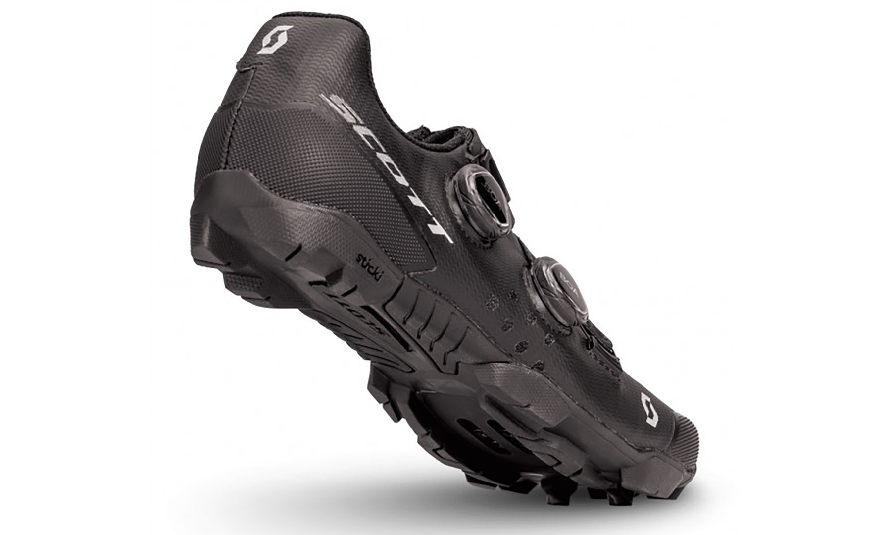 Скотт MTB RC Python Bicycle Tufli чорно -білий, розмір 41 4