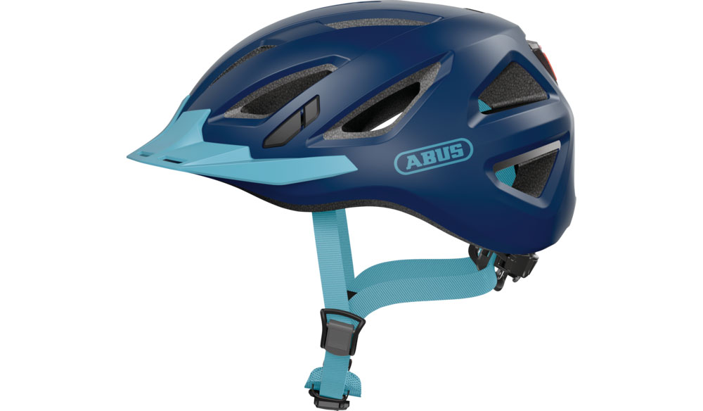 Фотография Велошлем ABUS URBAN-I 3.0 Core Blue размер L (56-61 см), Сине-голубой
