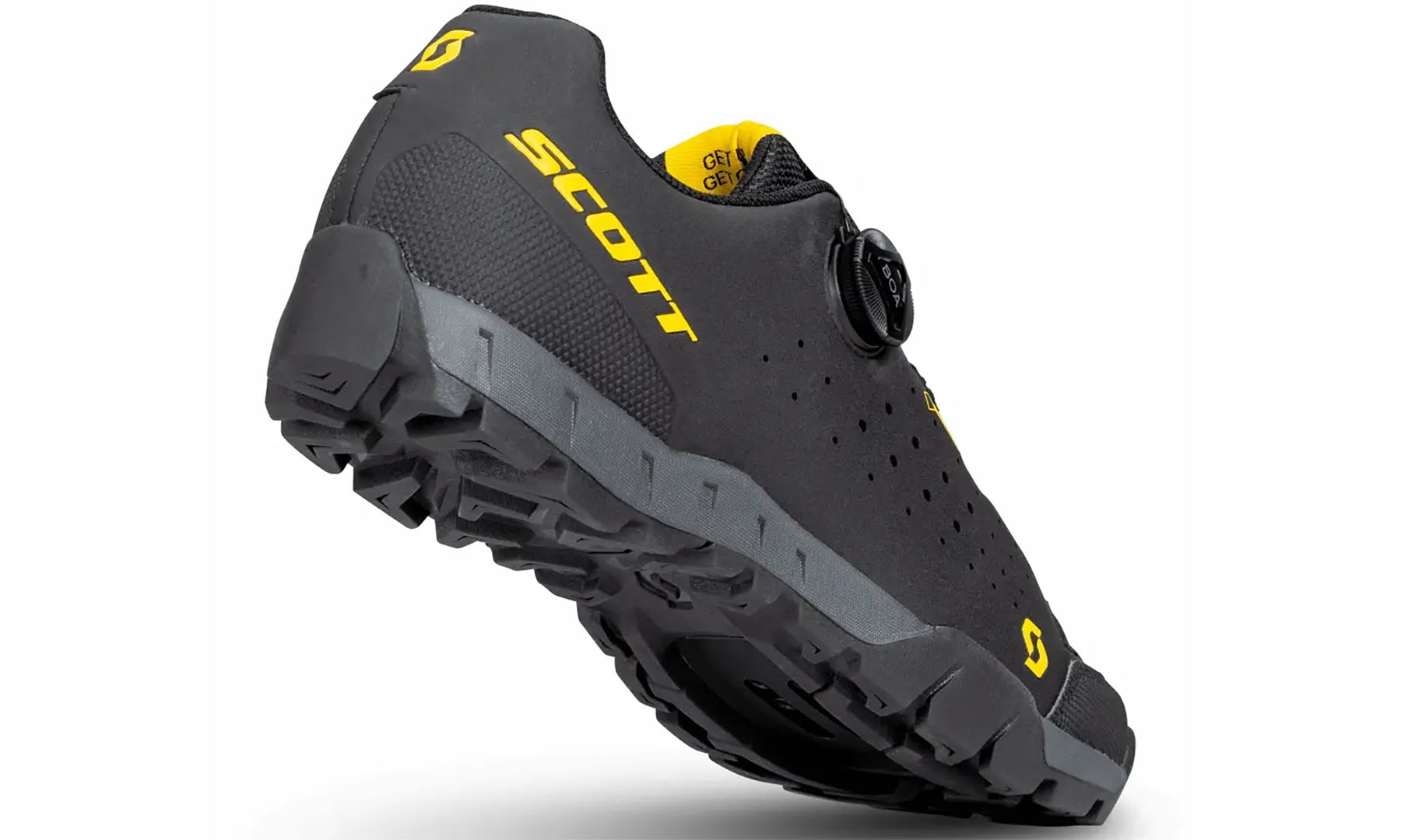 Фотография Велотуфли SCOTT SPORT TRAIL EVO GORE-TEX, черно-желтые, размер 41 (288824.1040) 4