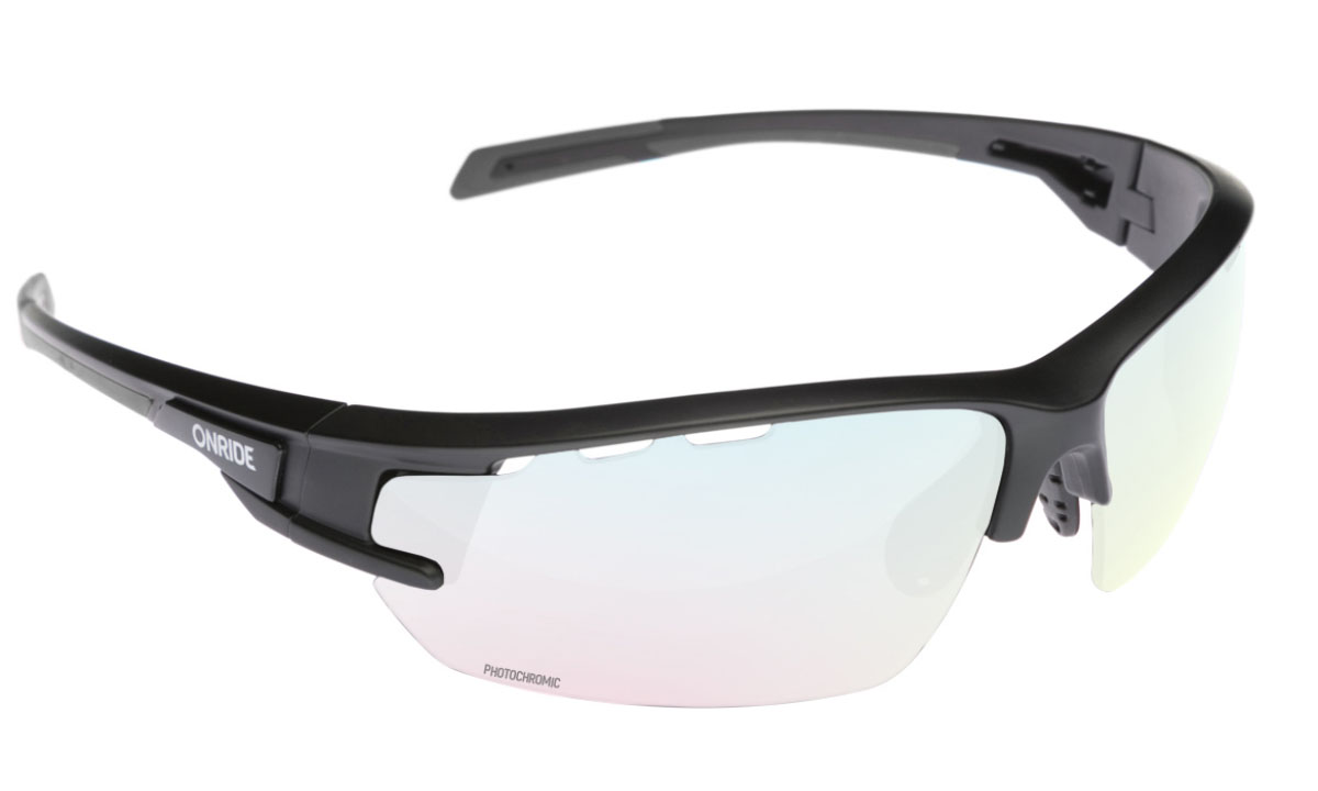 Фотографія Окуляри ONRIDE Leader 40 матово-чорні з лінзами Photochromic Revo Red (78-17%)