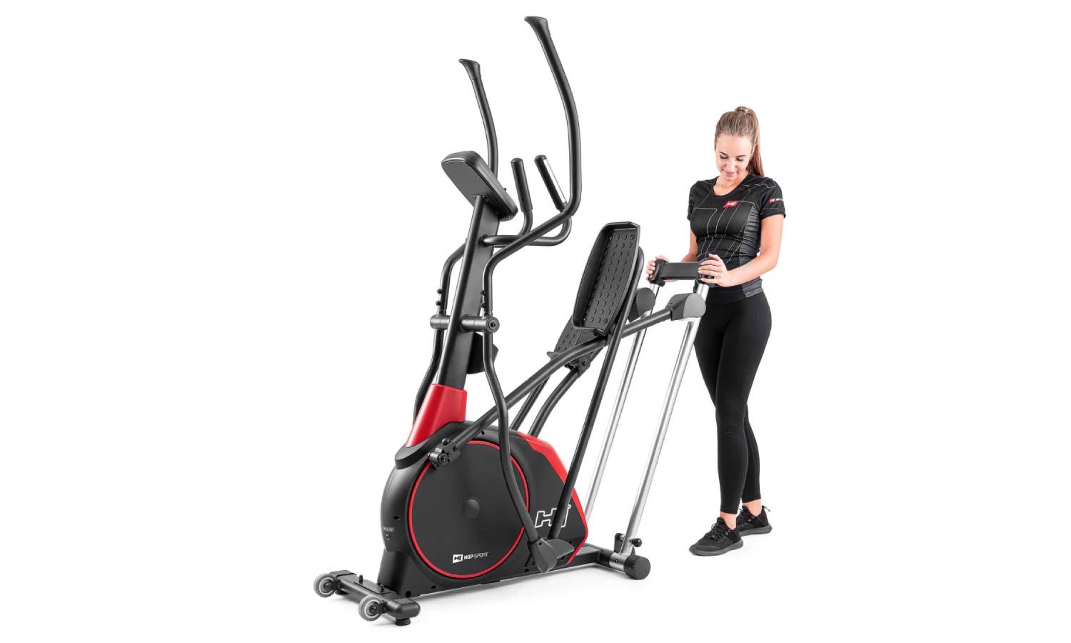Орбитрек электромагнитный Hop-Sport HS-095CF Prizm Black+ мат 4