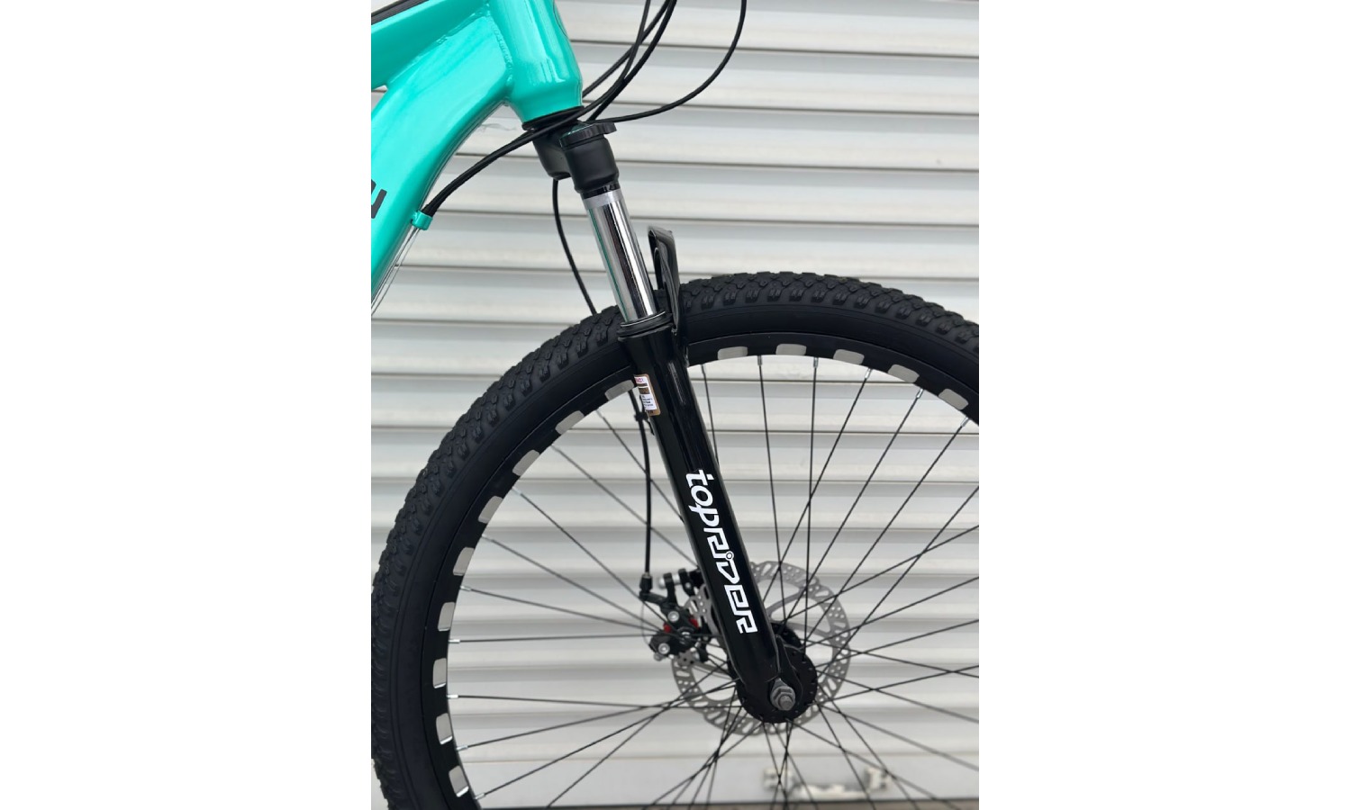 Велосипед Toprider Trail 550 26" розмір S рама 15 2023 Аква 3