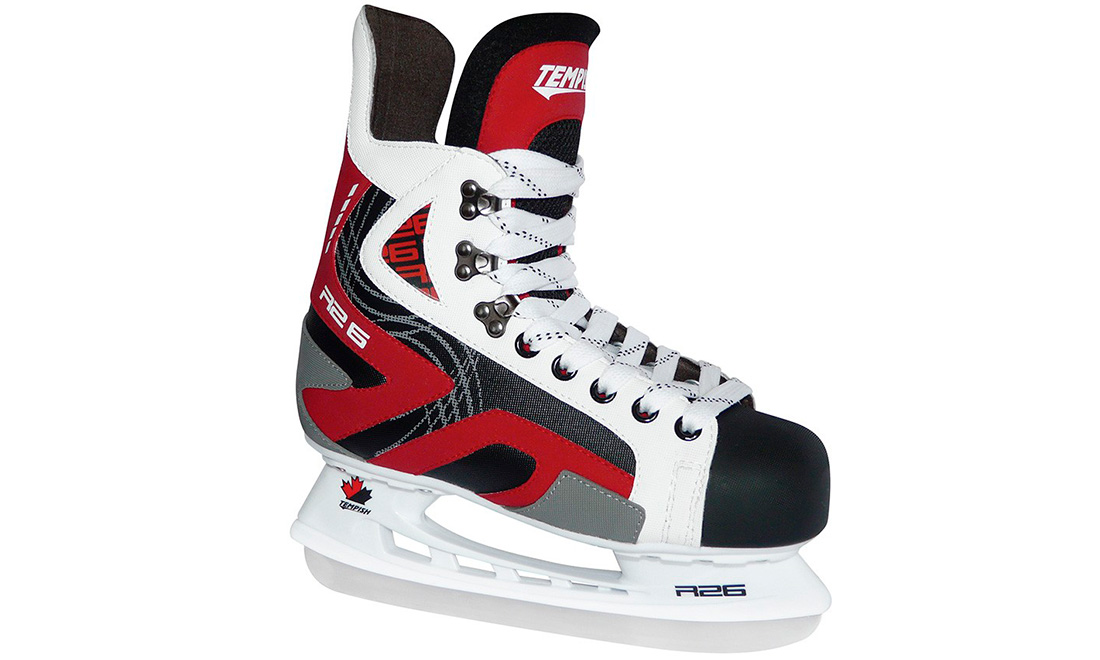 Фотография Коньки хоккейные Tempish RENTAL R26, размер 45 Красно-черный