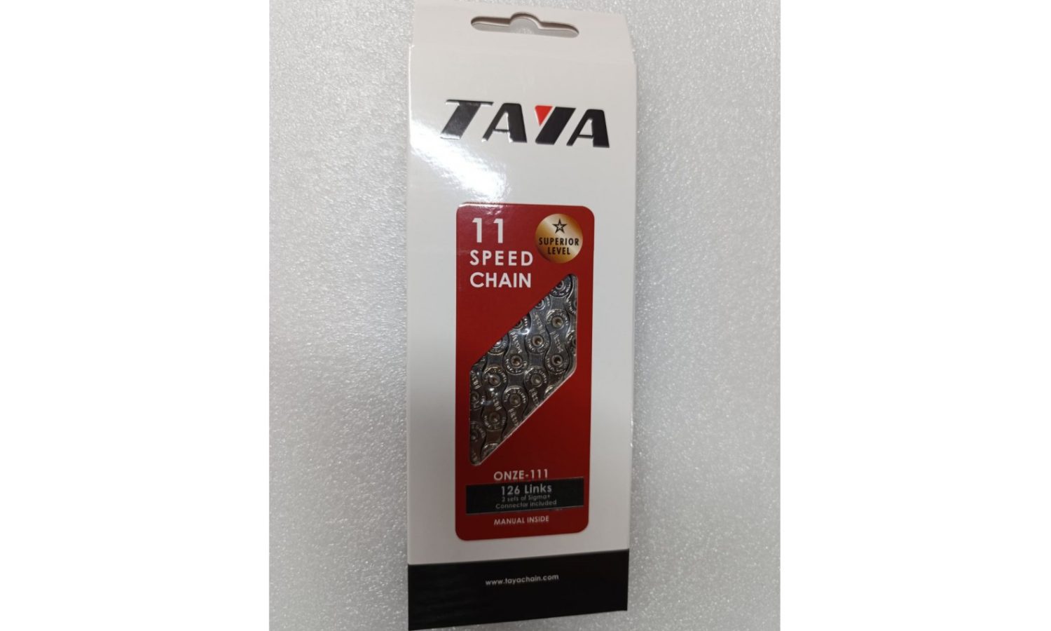 Ланцюг Taya ONZE-111 11 шв 1/2"X5/64", 126L, сріблястий 2