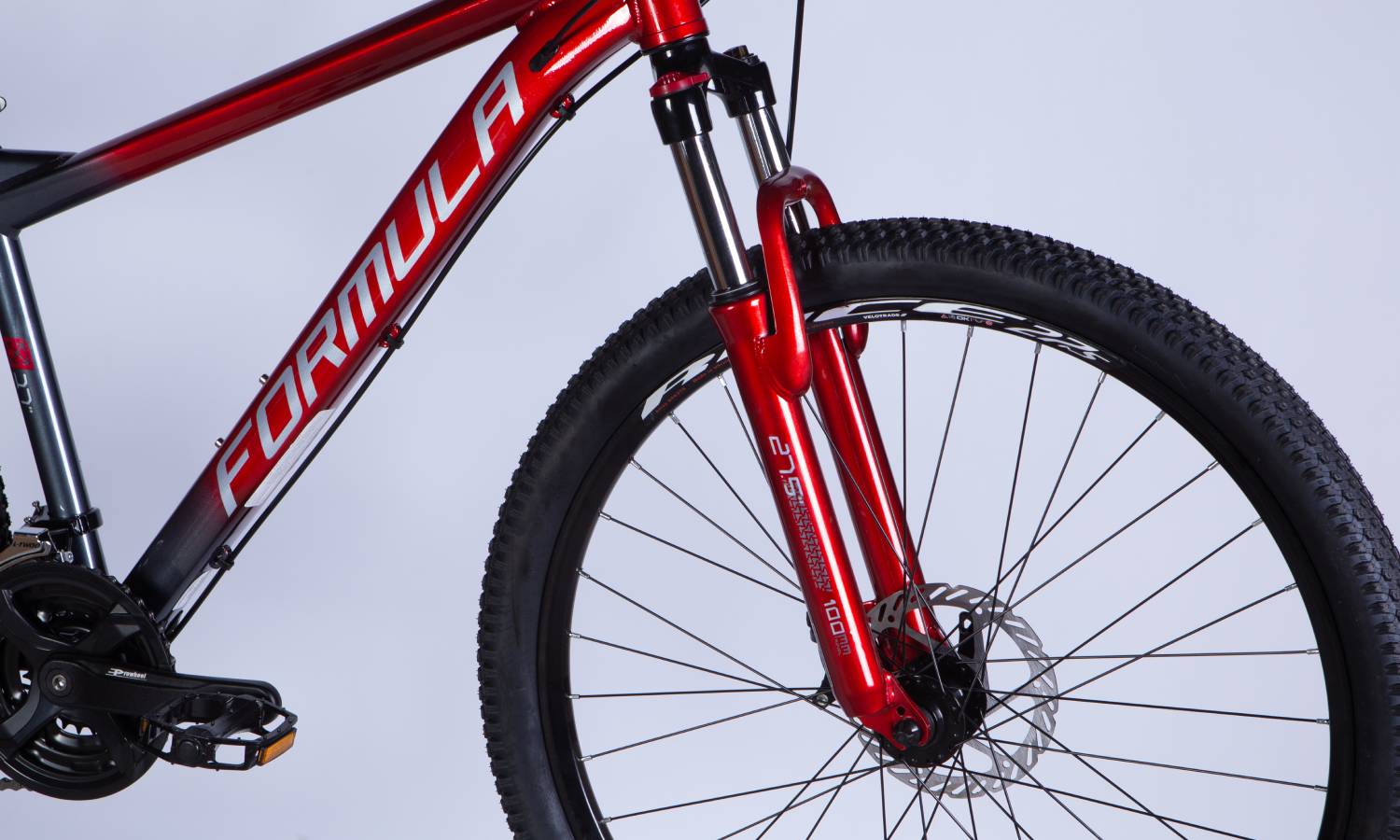 Велосипед Formula F-1 DD 27,5" размер L рама 19" 2025 красно-серый 3 Велосипед Formula F-1 DD 27,5" размер L рама 19" 2025 красно-серый 3