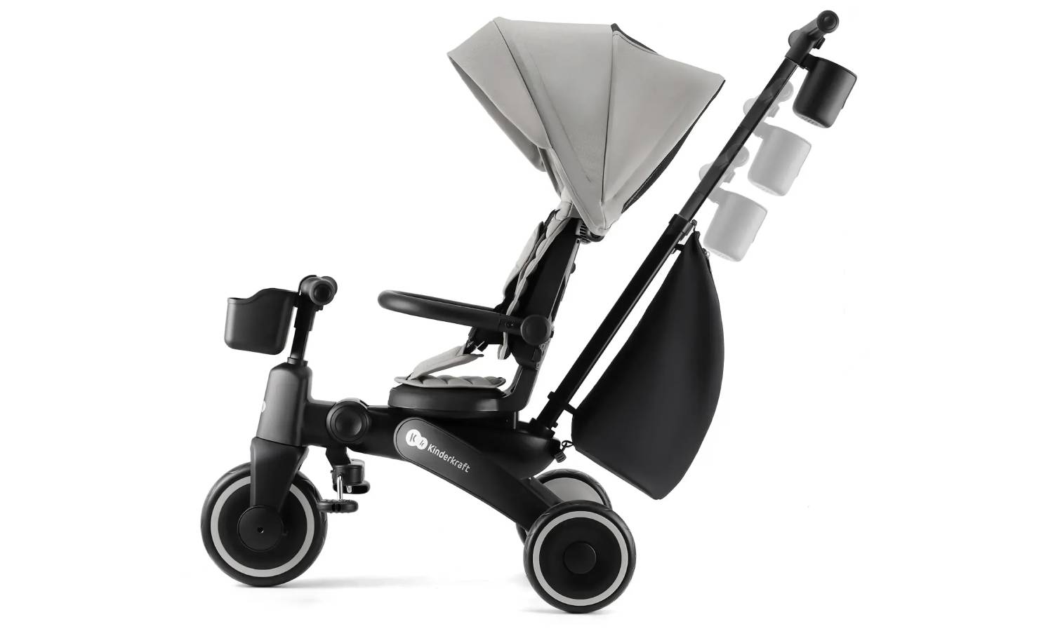 Трехколесный велосипед Kinderkraft Jazz 2 серый 4 Трехколесный велосипед Kinderkraft Jazz 2 серый 4