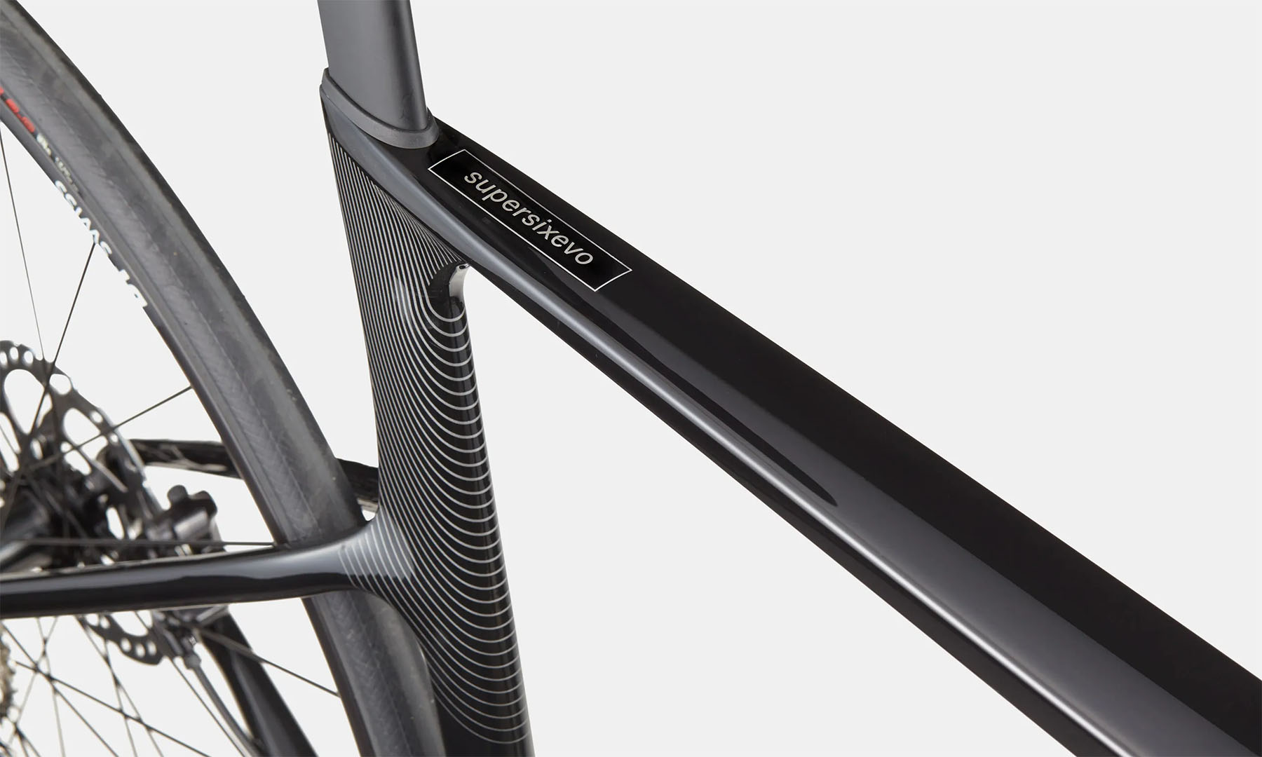 Велосипед Cannondale SuperSix EVO Carbon 3 28" размер M рама 54см 2024 черный 4 Велосипед Cannondale SuperSix EVO Carbon 3 28" размер M рама 54см 2024 черный 4