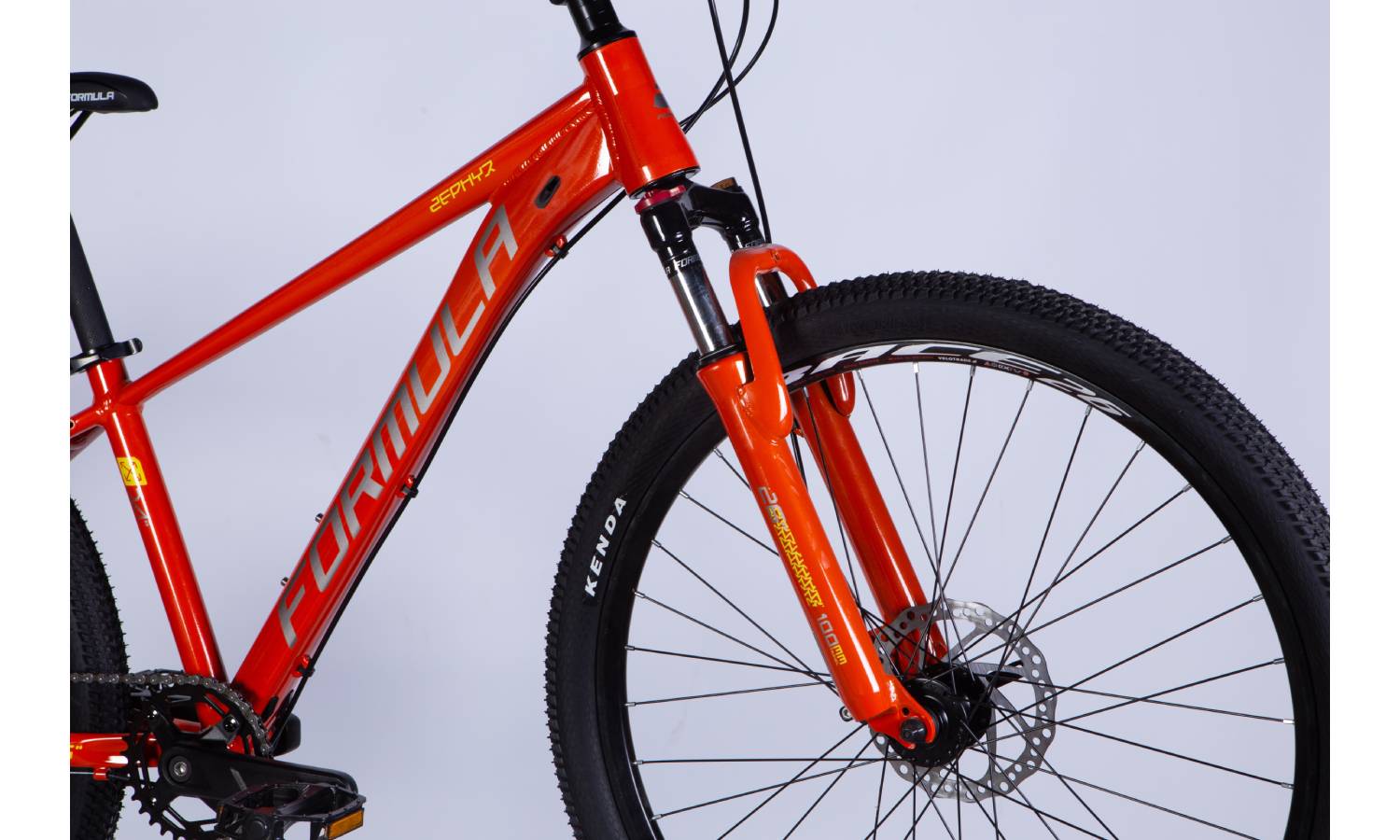 Фотография Велосипед Formula ZEPHYR 3.0 DD 26" размер XS  рама 14" 2025 оранжевый 2