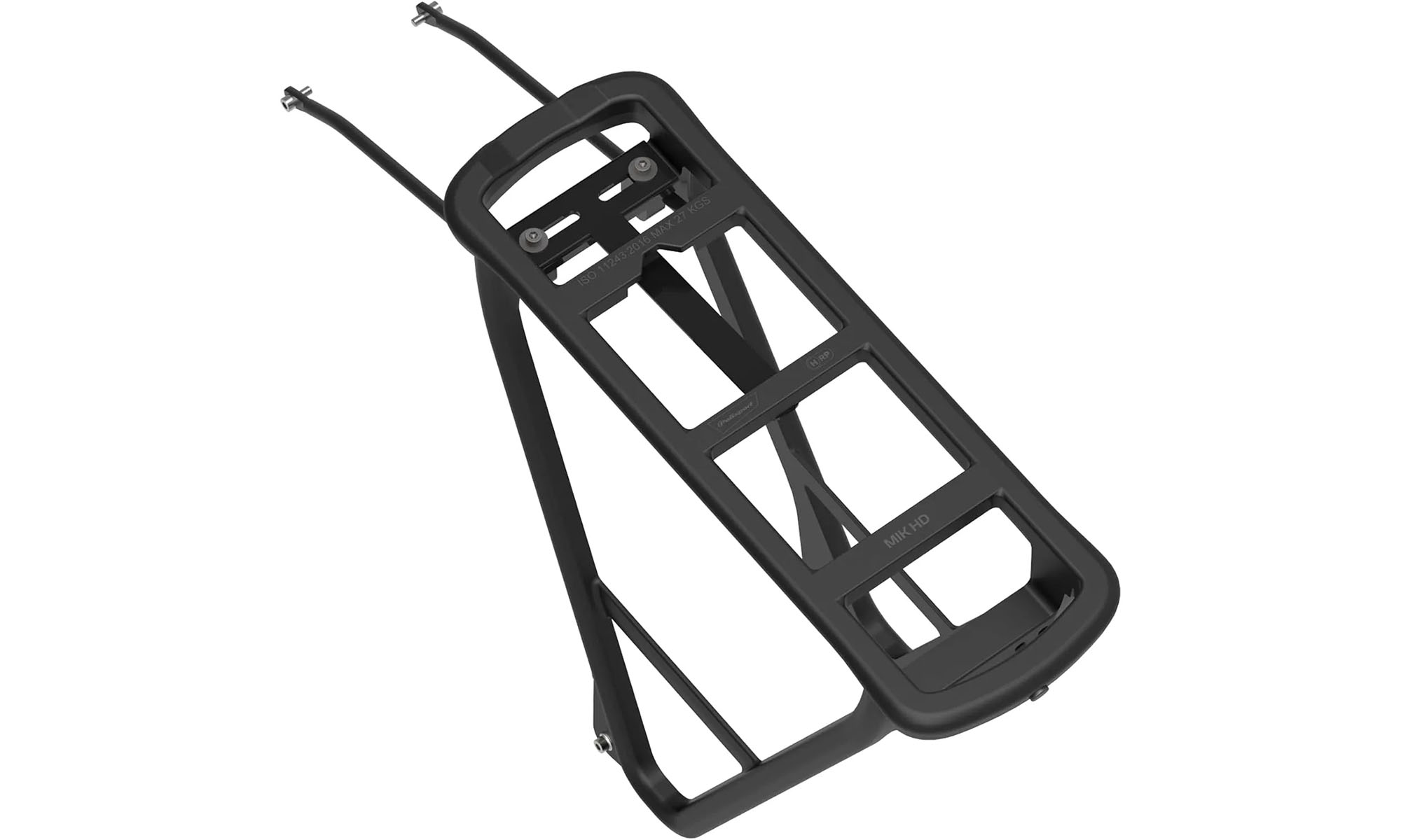 Дитяче велокрісло Polisport Dieffe Bikey GP LM, на багажник, 22 кг, сірий/червоний, у комплекті багажник HRP 2