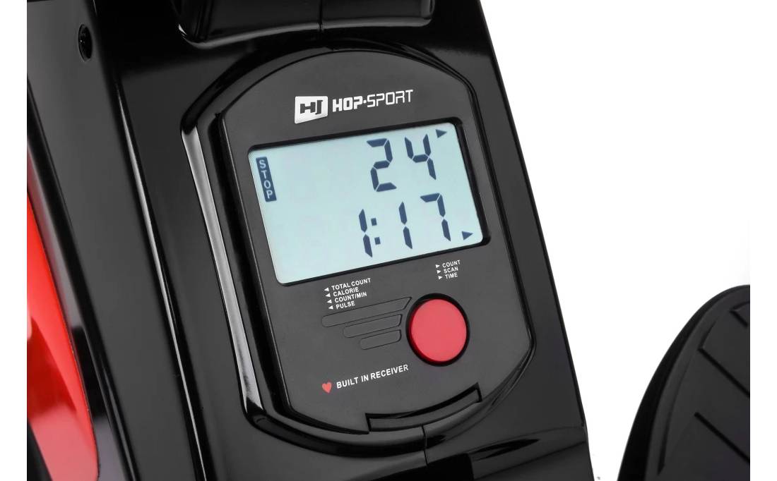 Гребной тренажер Hop-Sport HS-060R Cross Красный 9