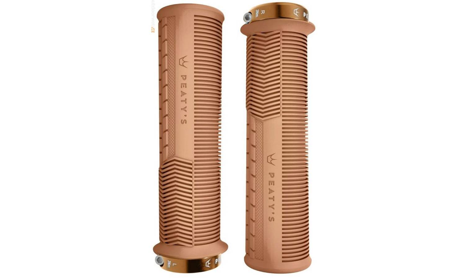 Грипси Peaty's Monarch Grip, Thin 30>32mm, Mushroom Trail Comfort, Gum 