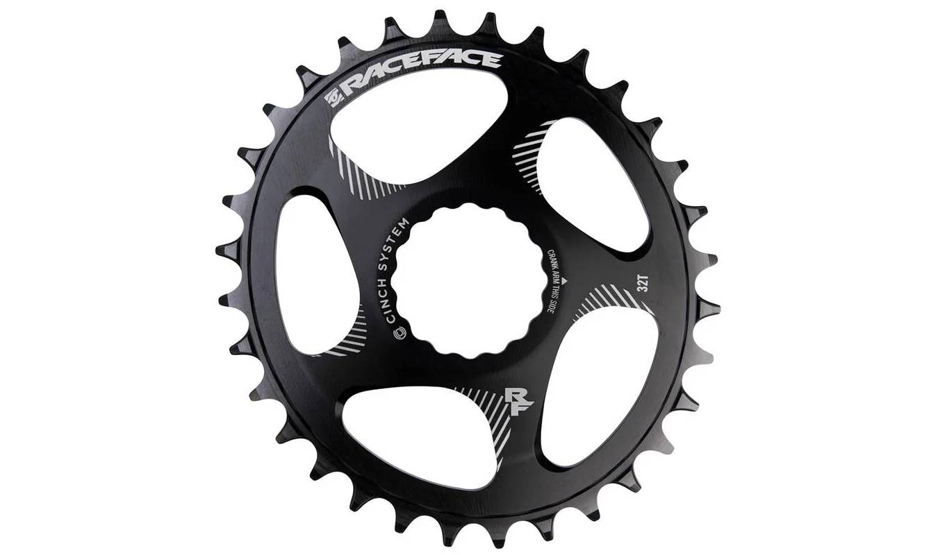 Фотографія Зірка RaceFace CHAINRING, CINCH, DM, OVAL, 30T, BLK, 10-12S