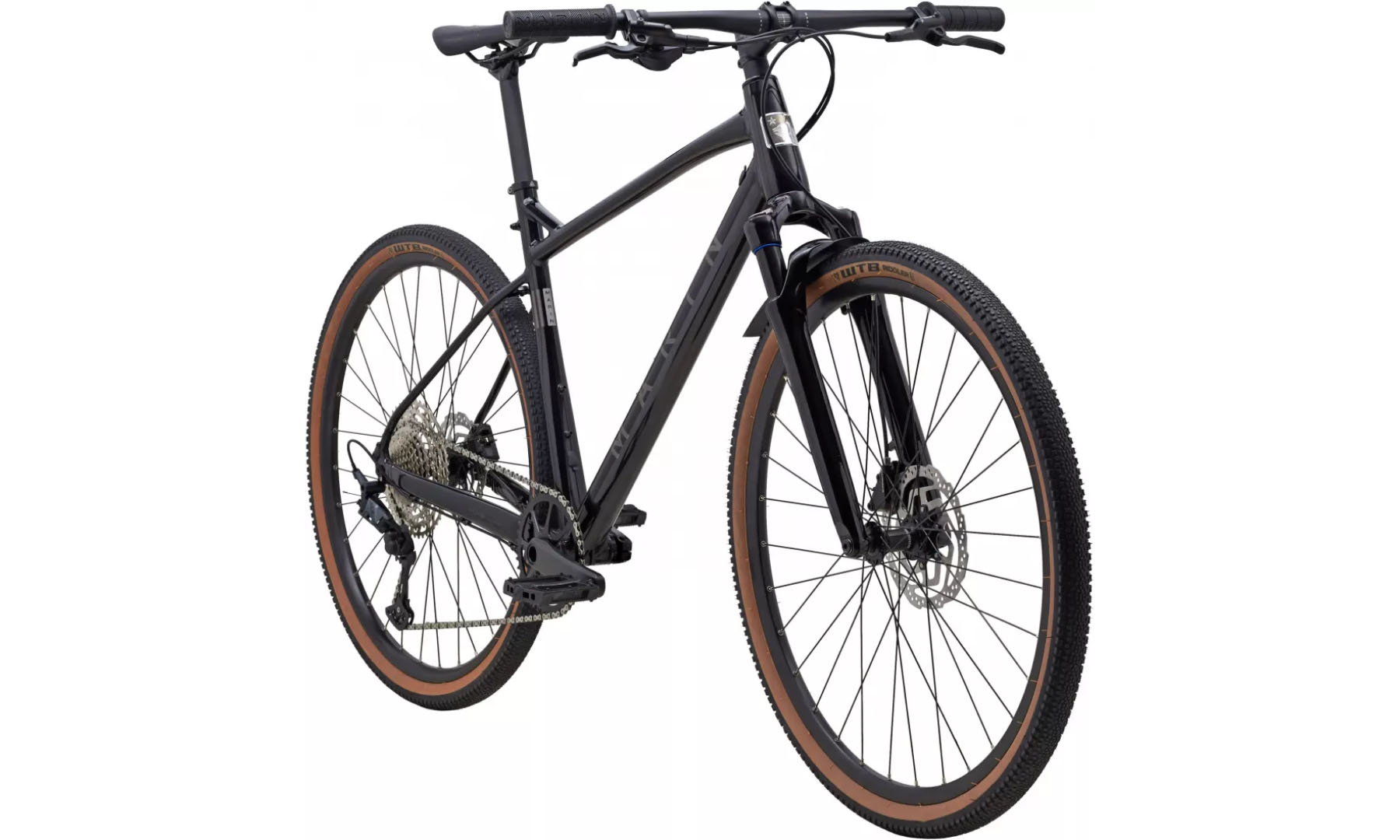 Фотография Велосипед 28" Marin DSX FS размер рамы M 2024 Gloss Black/Grey 2