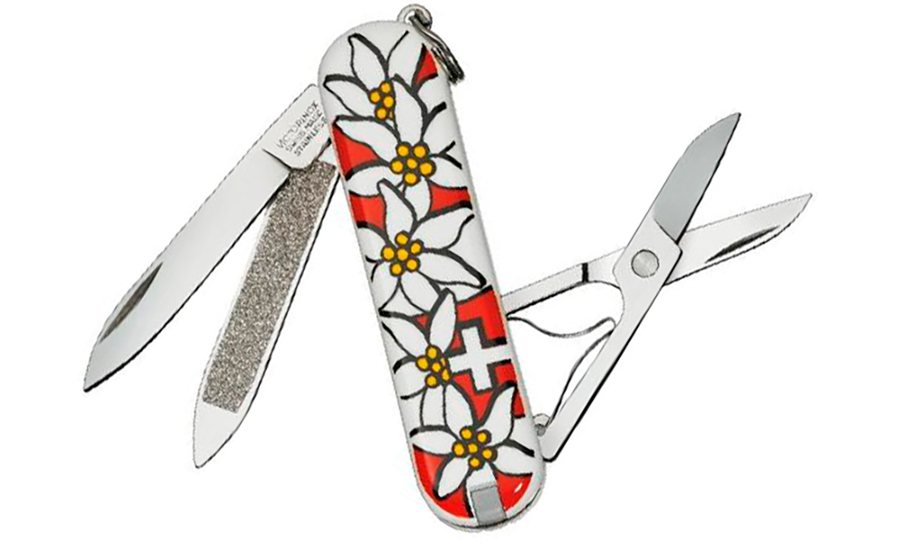 Нож Victorinox Сlassic бело-красный