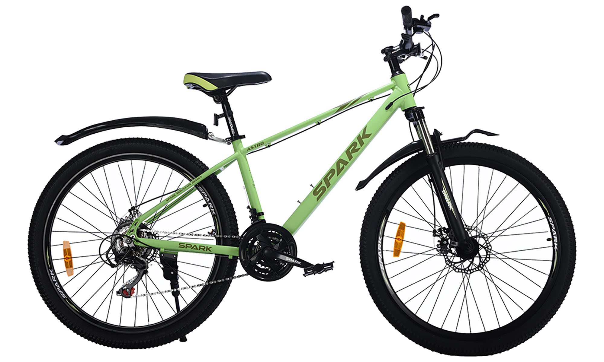 Велосипед SPARK ASTRO 26", размер S, рама 15", год 2025, салатовый 