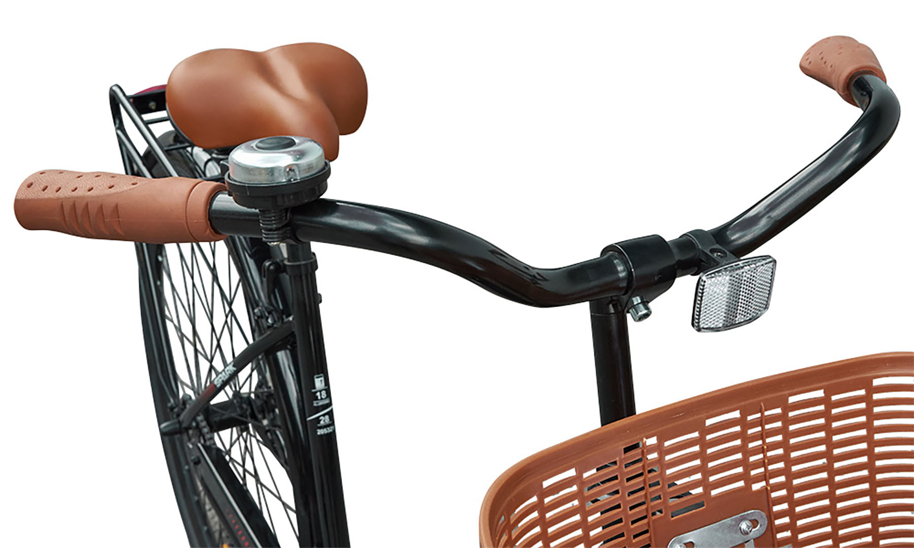 Велосипед SPARK CITY MOVA 28", розмір рами L (18"), чорний 2