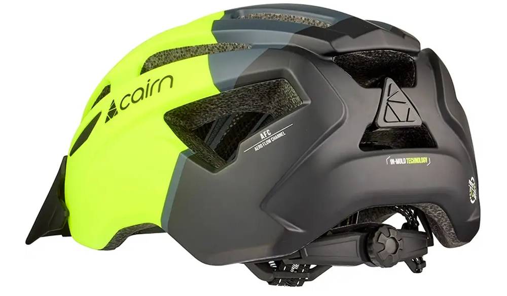 Велошлем Cairn Prism XTR II neon yellow-black размер L 58-61 см 3
