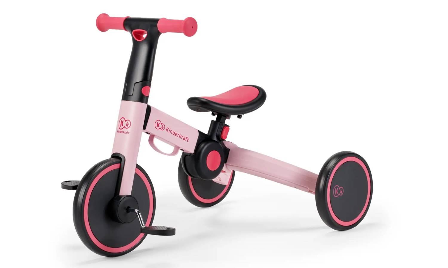 Фотография Трехколесный велосипед 3 в 1 Kinderkraft 4TRIKE Candy Pink 5