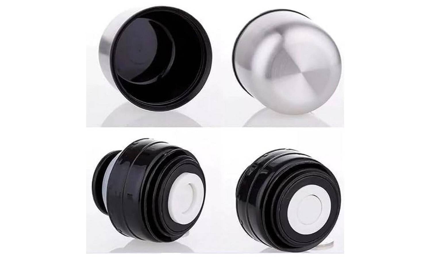 Термос Redcliffs 1000мл + 2 чашки, серебристый 3