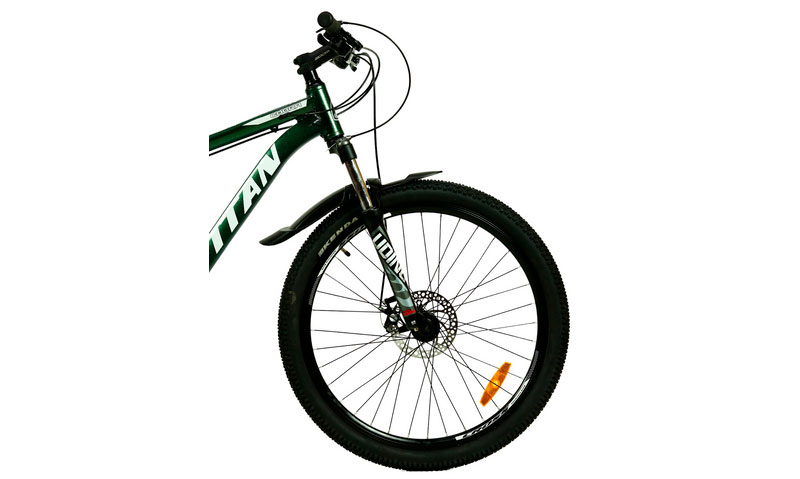 Фотографія Велосипед Titan Cobra 26" розмір М рама 17 2022 Зелений 3