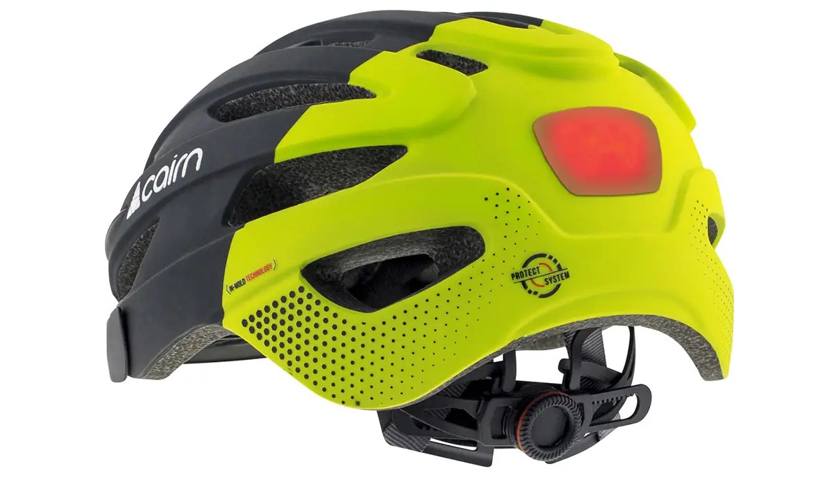 Велошлем Cairn Fusion black-neon розмір М 55-59 см 3