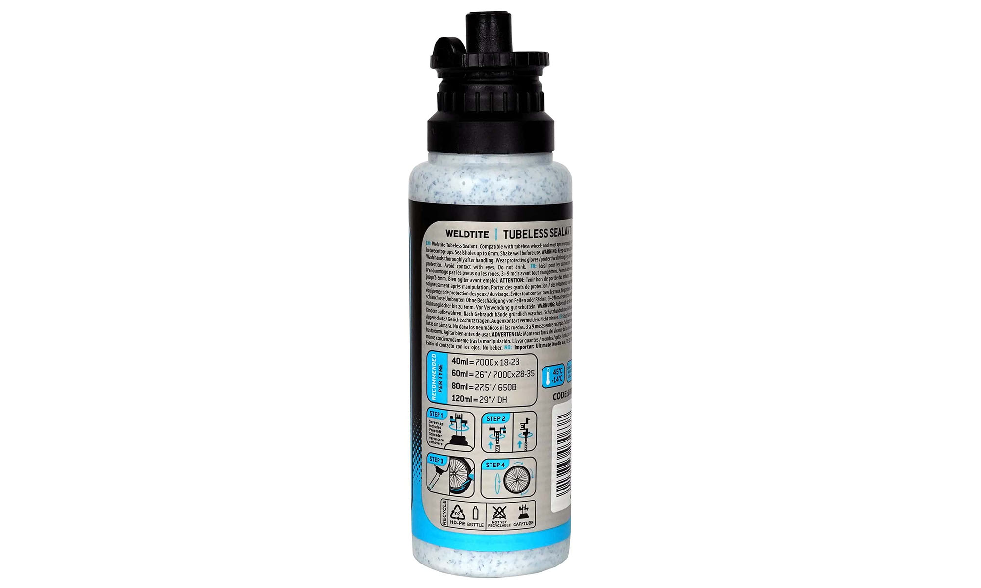 Герметик Weldtite 03093 TUBELESS SEALANT with Rubber Shred, для бескамерных шин, 1л 3 Герметик Weldtite 03093 TUBELESS SEALANT with Rubber Shred, для бескамерных шин, 1л 3