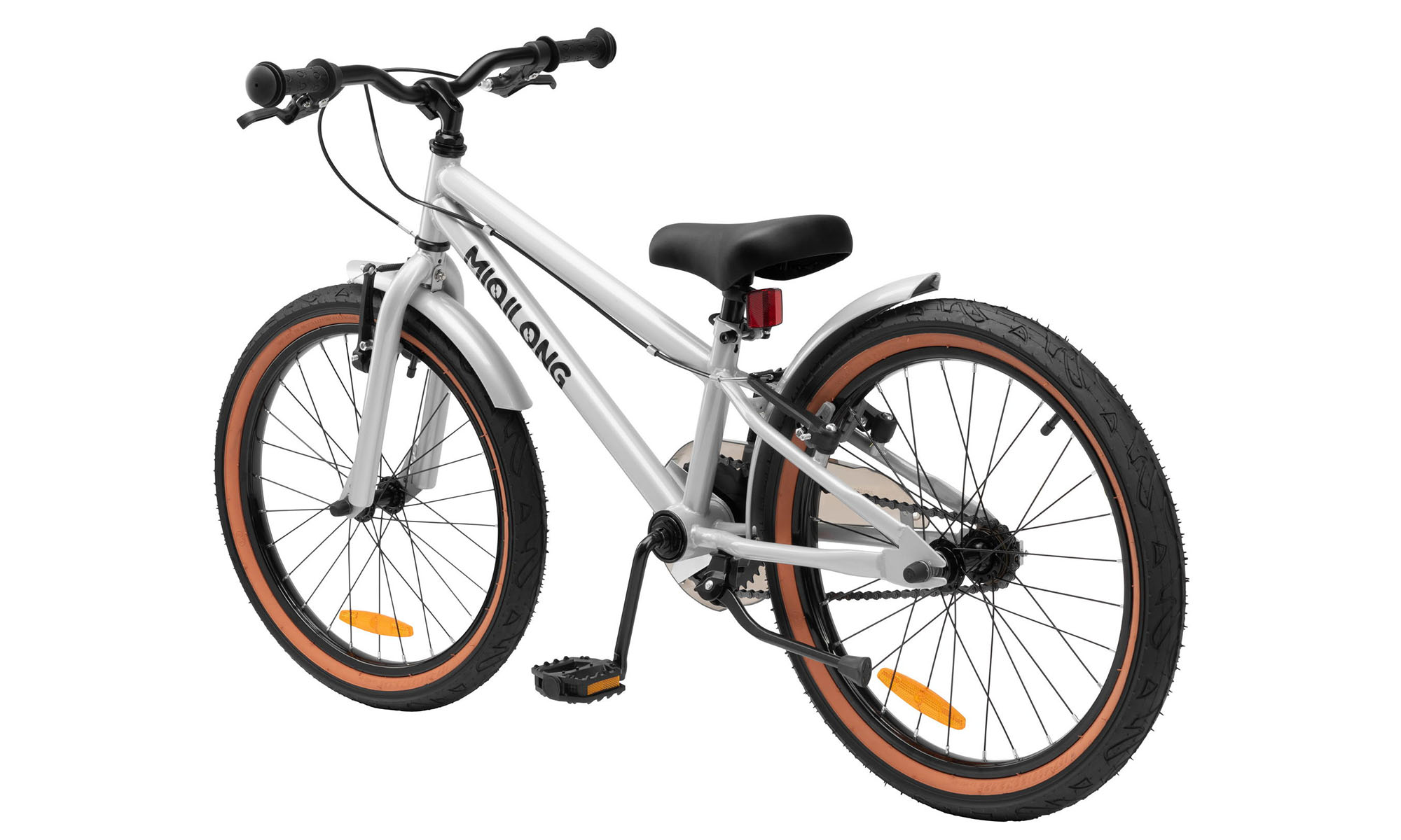 Детский велосипед Miqilong ST 20", One size, 2025, серебристый 4