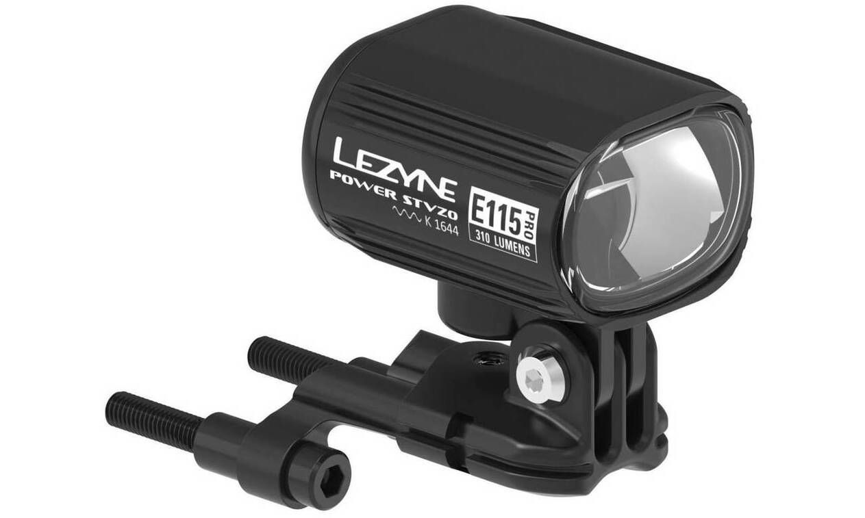 Передний свет для электровелосипеда Lezyne E-Bike Power STVZO Pro E115, 310 люмен, черный 