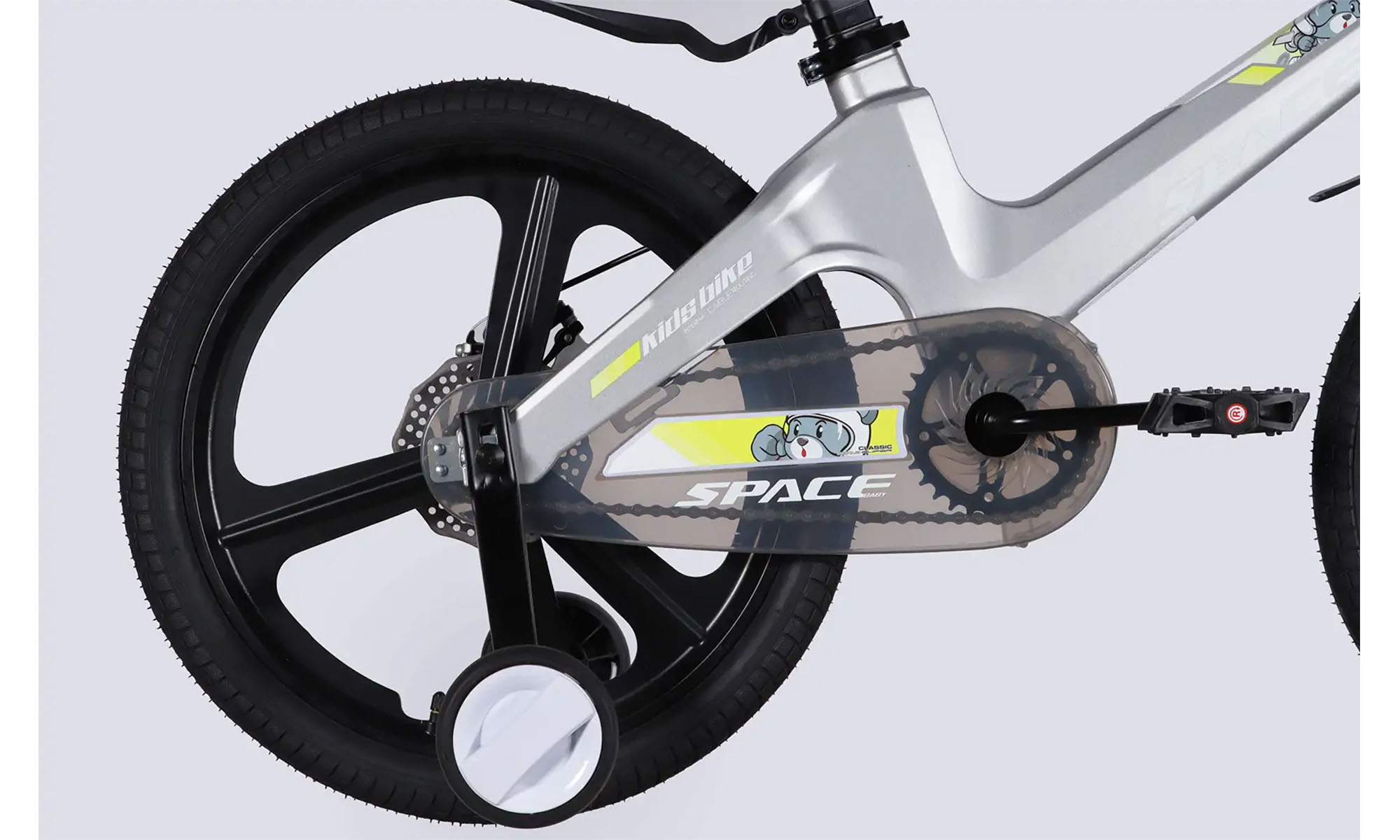 Велосипед SPACE KID MOON DD 20", размер XXS, рама-11,4", год 2026, серый 3