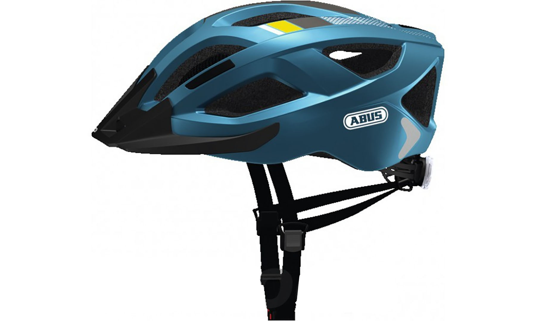 Велошлем спортивный ABUS ADURO 2.0 Steel Blue, размер L (58-62 см), синий 