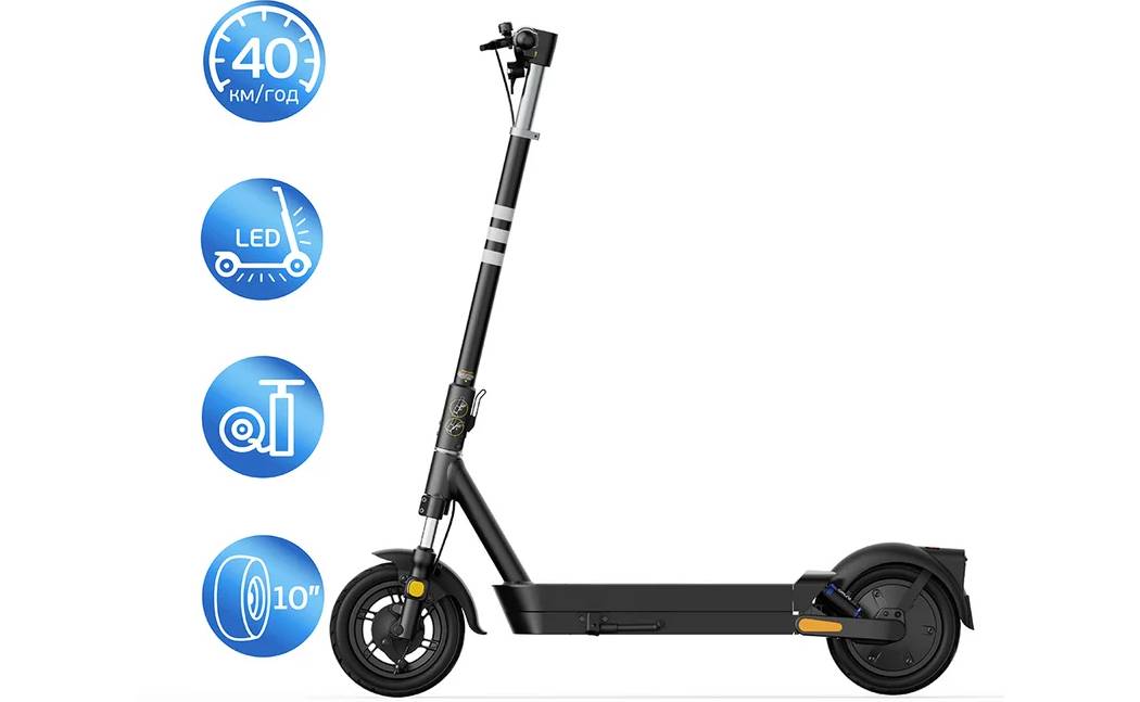 Электросамокат OKAI ES40 10" 500(1000)W, 15.6Ah, NFC, App, черный 6 Электросамокат OKAI ES40 10" 500(1000)W, 15.6Ah, NFC, App, черный 6