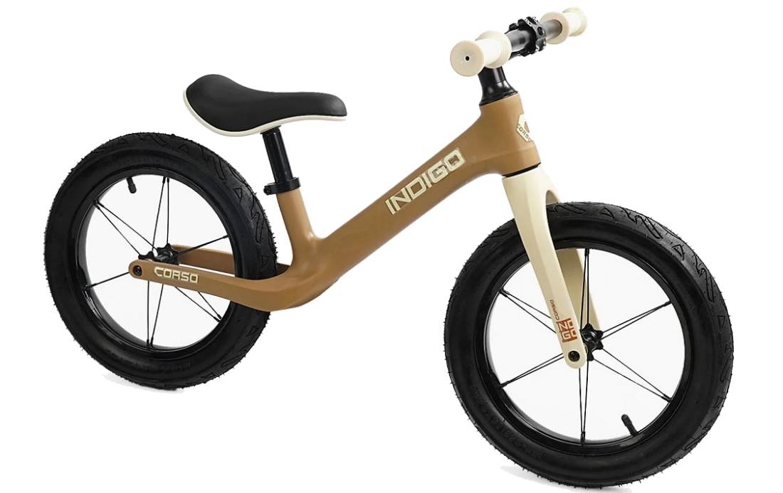 Фотография Велобег Corso Indigo 14" бежевый 2