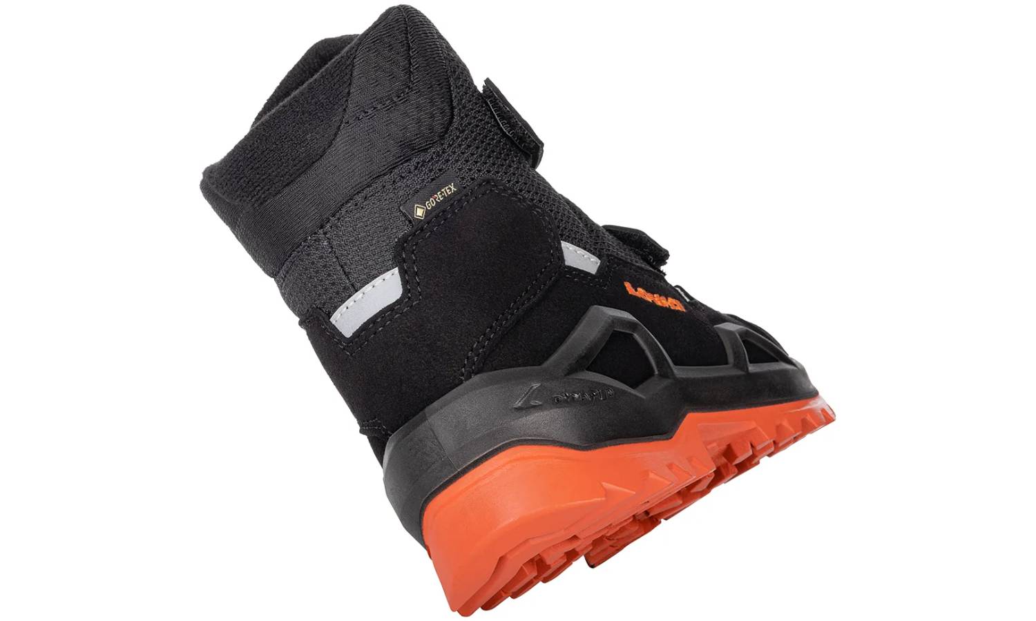 Ботинки детские LOWA Milo Evo GTX MID Jr black-orange размер 37.0 3