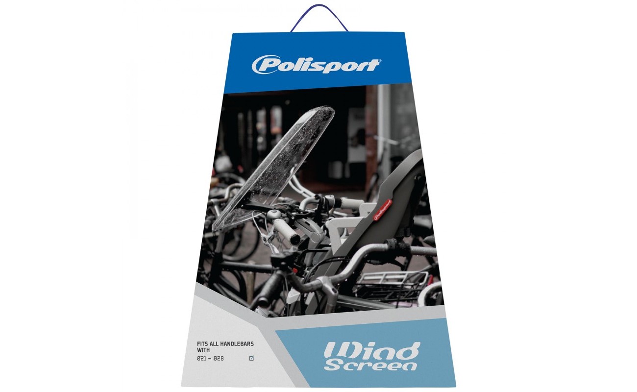 Захисне скло для дитячого велокрісла POLISPORT Windscreen на кермо 4